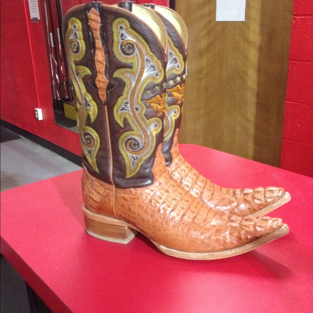 Genuine Alligator Cowboy Boots